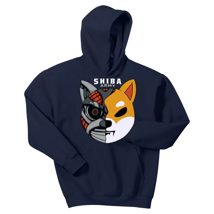 Shiba Army Kids Hoodie