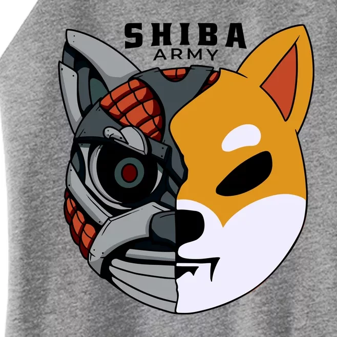 Shiba Army Women’s Perfect Tri Rocker Tank