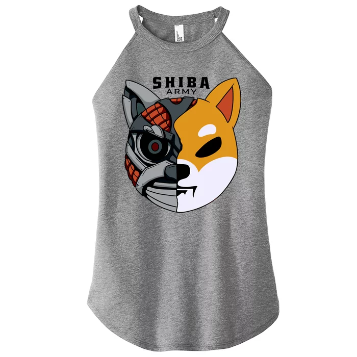 Shiba Army Women’s Perfect Tri Rocker Tank