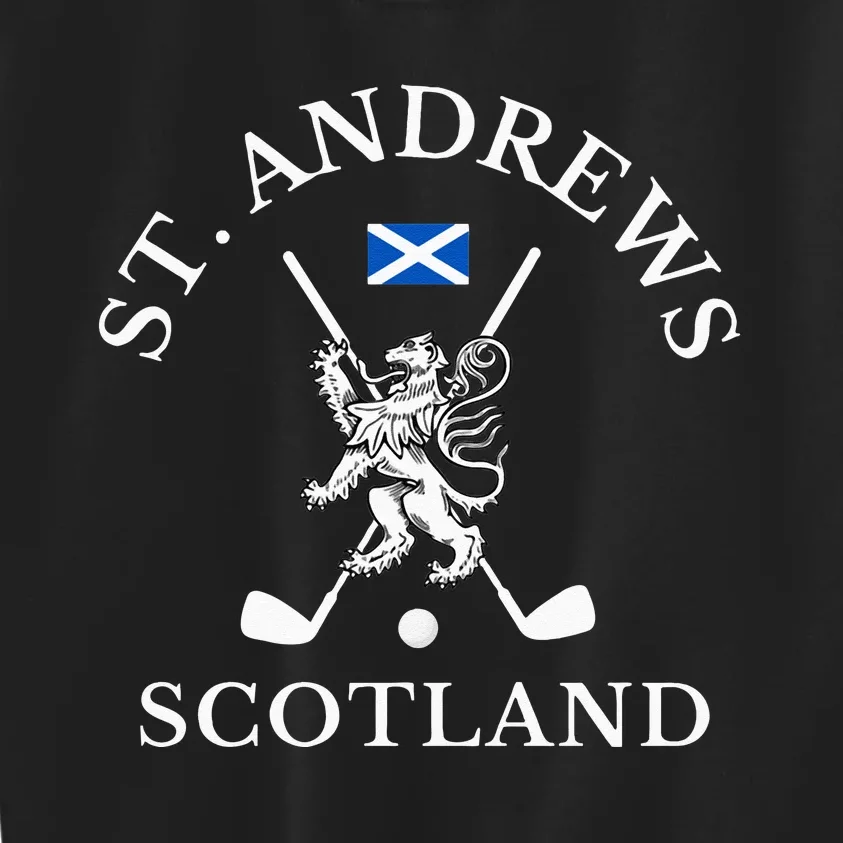 St Andrews Scotland Golf Fan Kids Sweatshirt