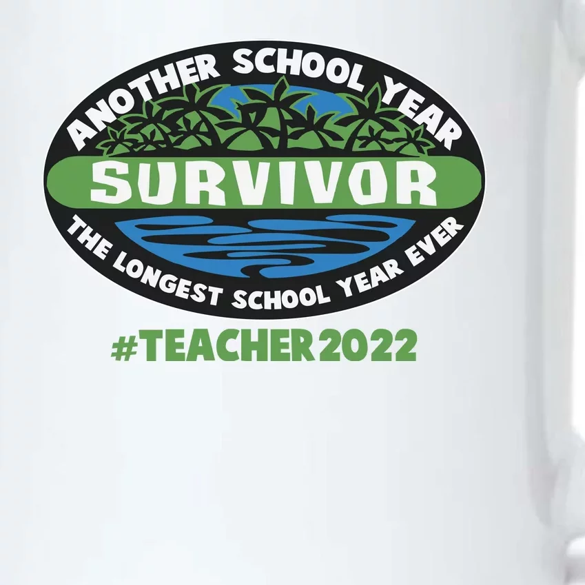 Survivor Another School Year The Longest School Year Ever #Teacher 2022 Black Color Changing Mug