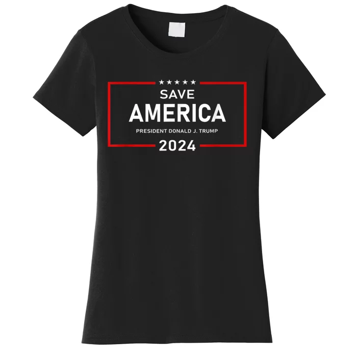 Save America Shirt Donald J. Trump 2024 Support Women's T-Shirt