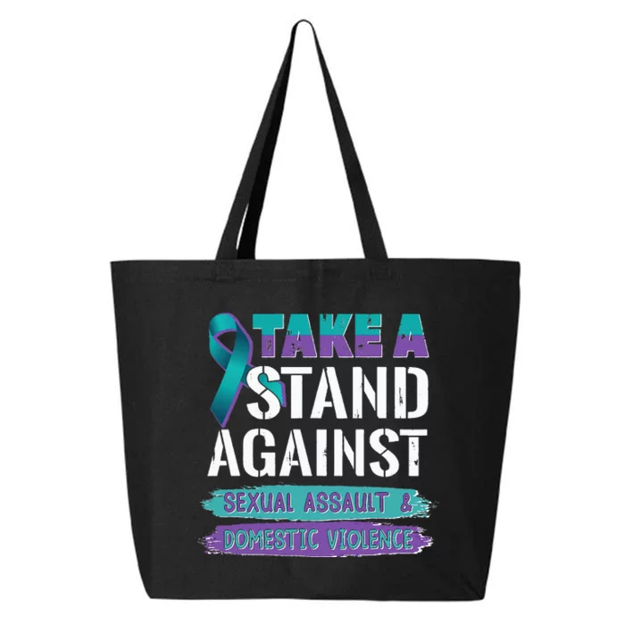 Stand Against Sexual Assault & Domestic Violence Awareness 25L Jumbo Tote