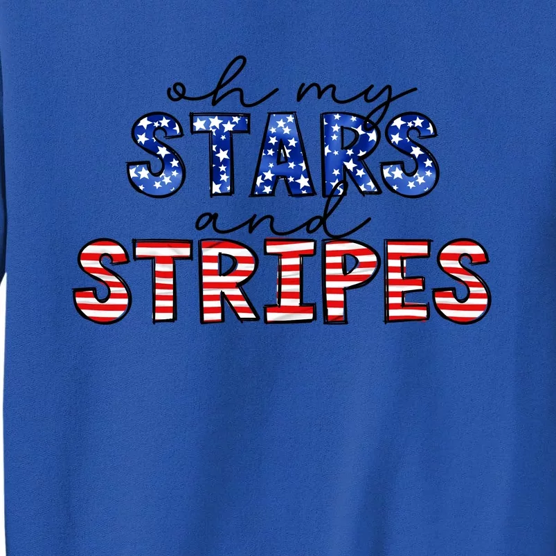 Stars And Stripes 4th Of July Patriotic Celebrate Independence Day Tall Sweatshirt