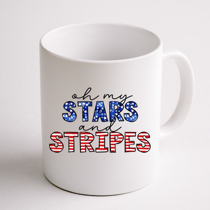 Stars And Stripes 4th Of July Patriotic Celebrate Independence Day Front & Back Coffee Mug