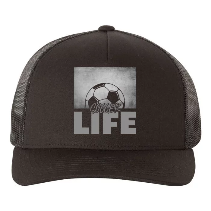 Soccer Apparel Soccer Yupoong Adult 5-Panel Trucker Hat