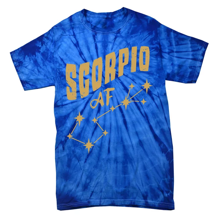 Scorpio Af / Scorpio Birthday Constellation And Horoscope Gift Tie-Dye T-Shirt