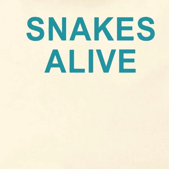 Snakes Alive Zip Tote Bag