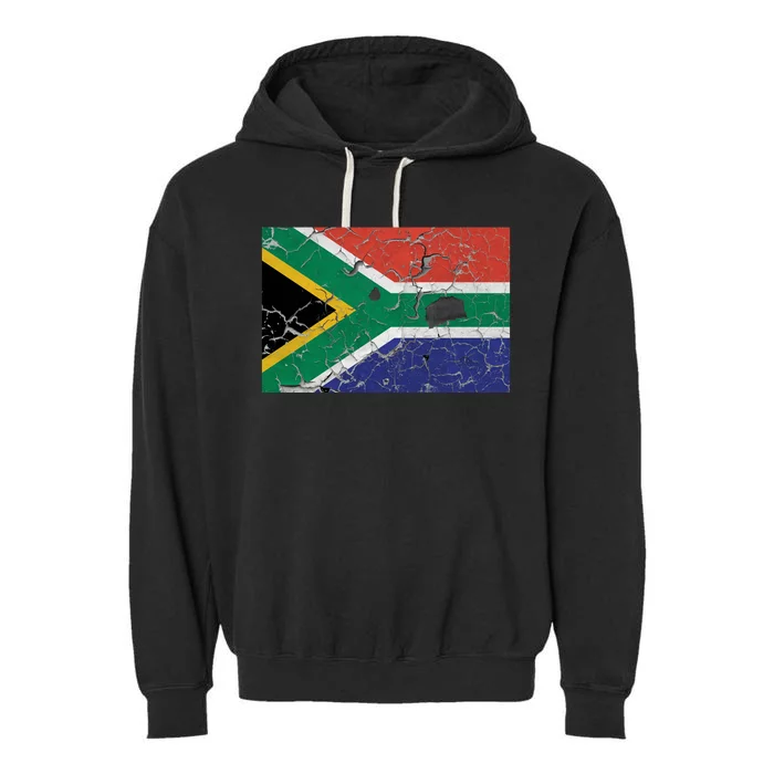 South Africa Stone Flag Garment-Dyed Fleece Hoodie