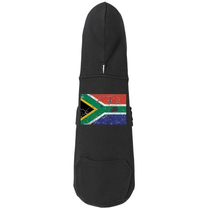 South Africa Stone Flag Doggie 3-End Fleece Hoodie