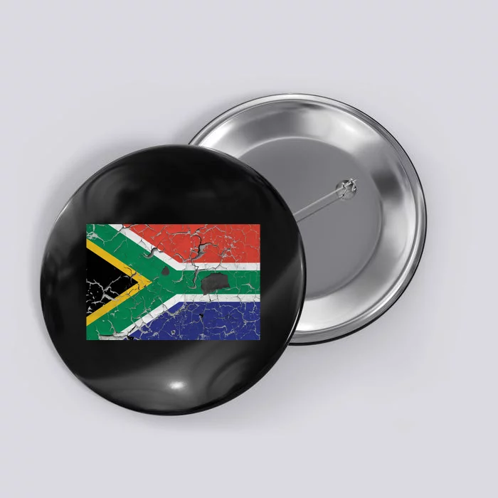 South Africa Stone Flag Button