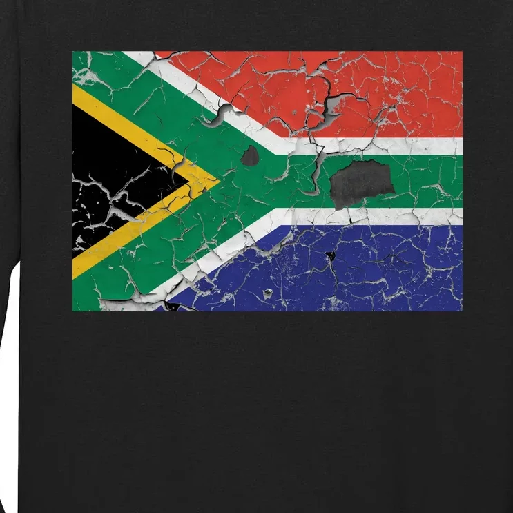 South Africa Stone Flag Tall Long Sleeve T-Shirt