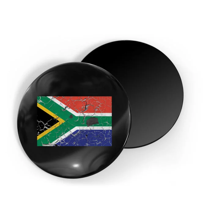 South Africa Stone Flag Magnet