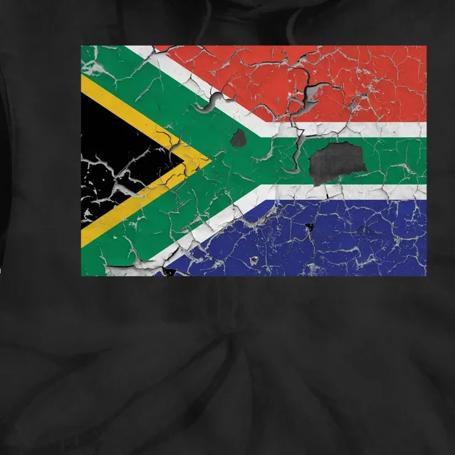 South Africa Stone Flag Tie Dye Hoodie