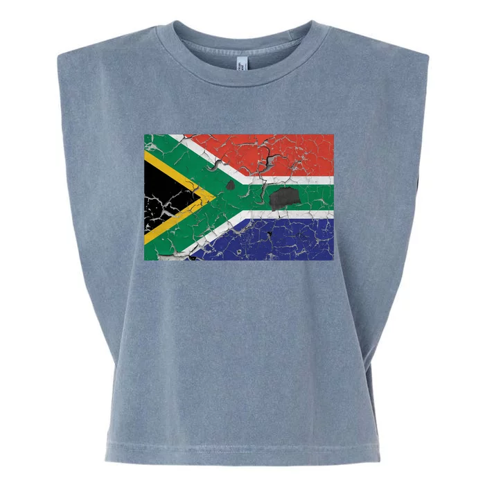 South Africa Stone Flag Garment-Dyed Women's Muscle Tee