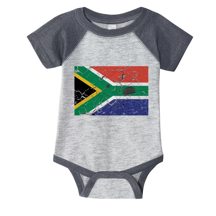 South Africa Stone Flag Infant Baby Jersey Bodysuit