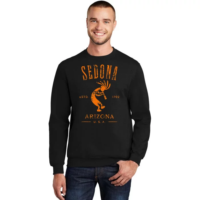 Sedona Arizona Southwestern Style Souvenir Vintage Design Tall Sweatshirt