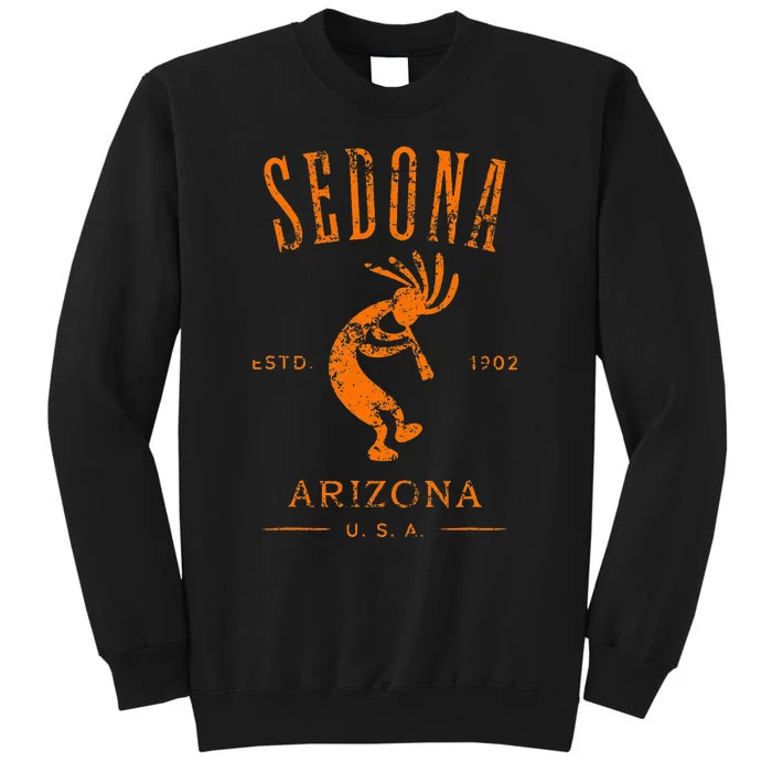 Sedona Arizona Southwestern Style Souvenir Vintage Design Tall Sweatshirt