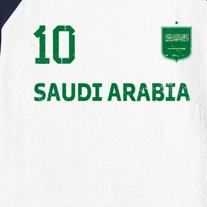 Saudi Arabia Soccer Fans Jersey KSA Flag Football Lovers Baseball Sleeve Shirt