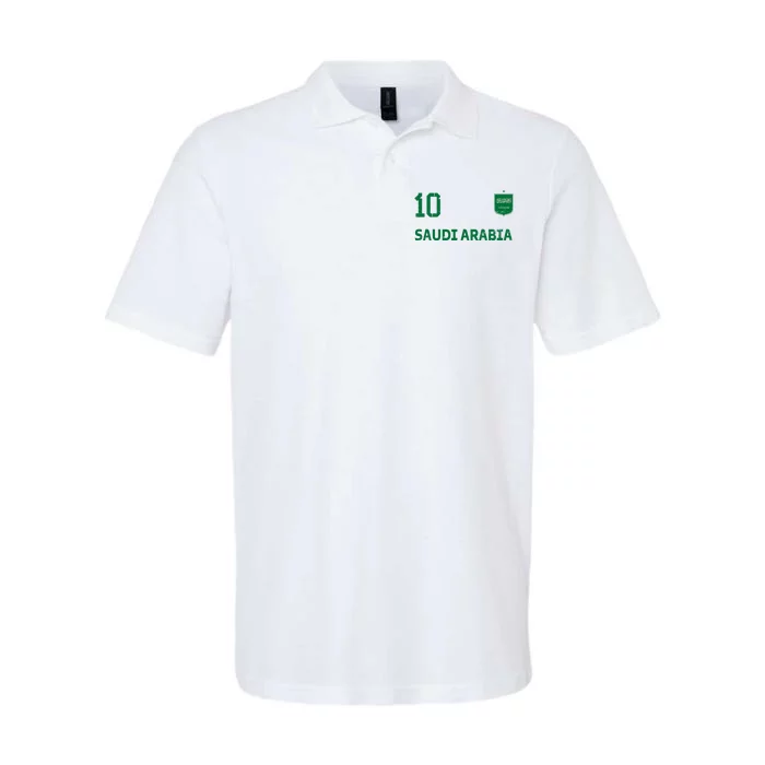 Saudi Arabia Soccer Fans Jersey KSA Flag Football Lovers Softstyle Adult Sport Polo