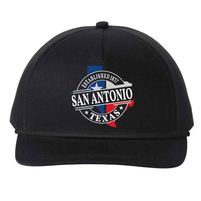 San Antonio Snapback Five-Panel Rope Hat