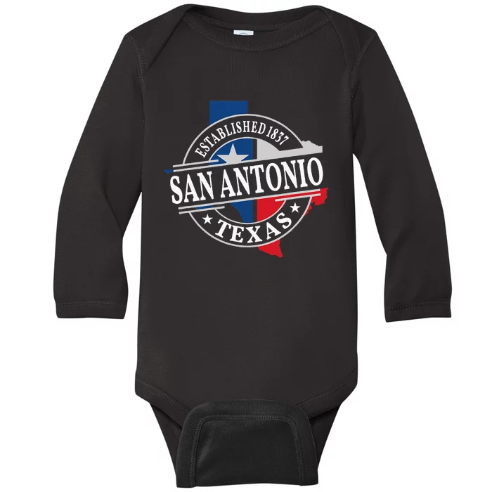 San Antonio Baby Long Sleeve Bodysuit