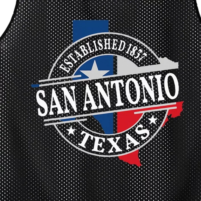 San Antonio Mesh Reversible Basketball Jersey Tank