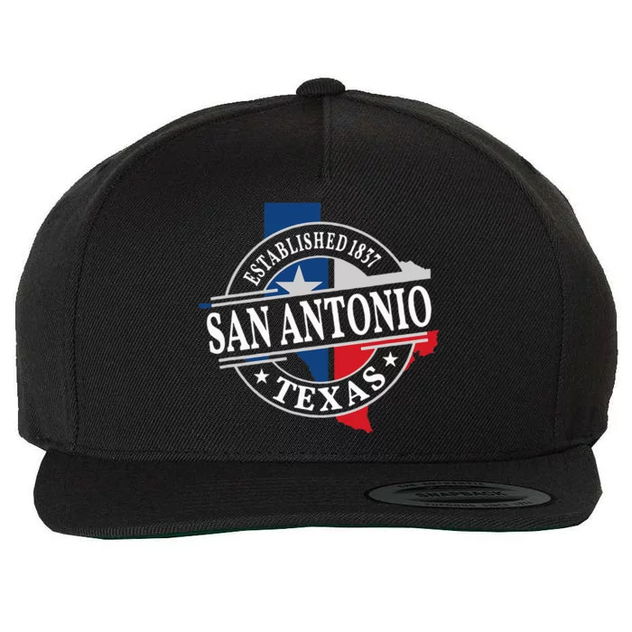 San Antonio Wool Snapback Cap