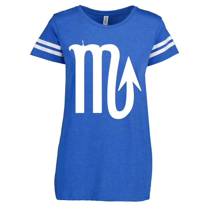 Scorpio Astrology Symbol Unisex Gift Enza Ladies Jersey Football T-Shirt