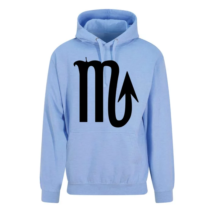 Scorpio Astrology Symbol Unisex Gift Unisex Surf Hoodie