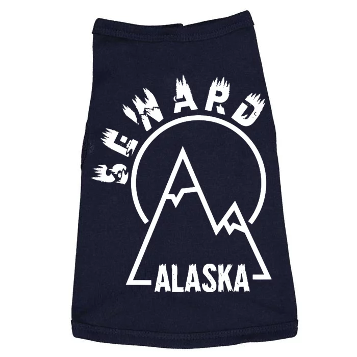 Seward Alaska State / Vintage Mountain Design Seward, AK Doggie Tank