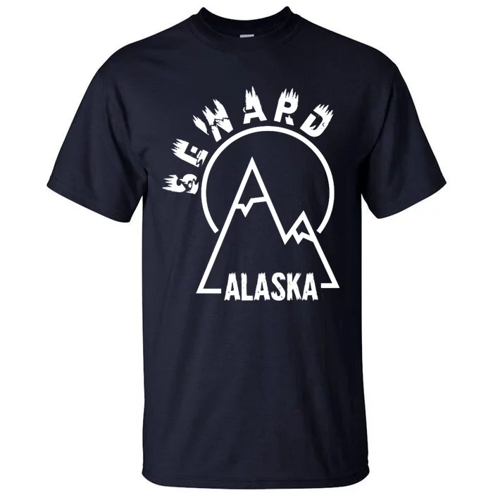 Seward Alaska State / Vintage Mountain Design Seward, AK Tall T-Shirt