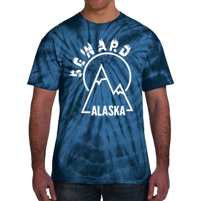 Seward Alaska State / Vintage Mountain Design Seward, AK Tie-Dye T-Shirt