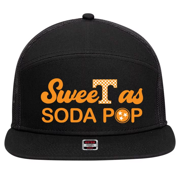 Sweet As Soda Pop Tennessee Vols Rocky 7 Panel Mesh Trucker Snapback Hat