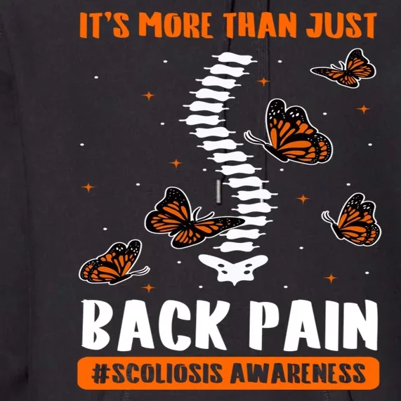 Scoliosis Awareness Spinal Deformity Orthopedic Scoliometer Premium Hoodie