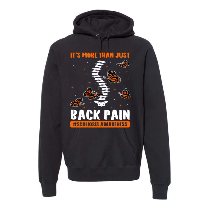 Scoliosis Awareness Spinal Deformity Orthopedic Scoliometer Premium Hoodie