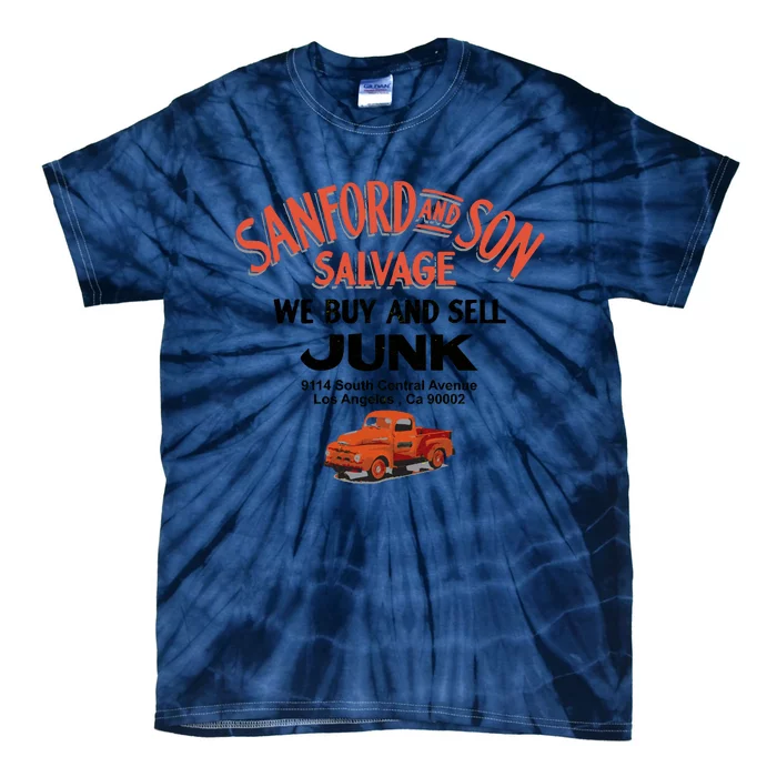 Sanford And Son Salvage Sign Tie-Dye T-Shirt