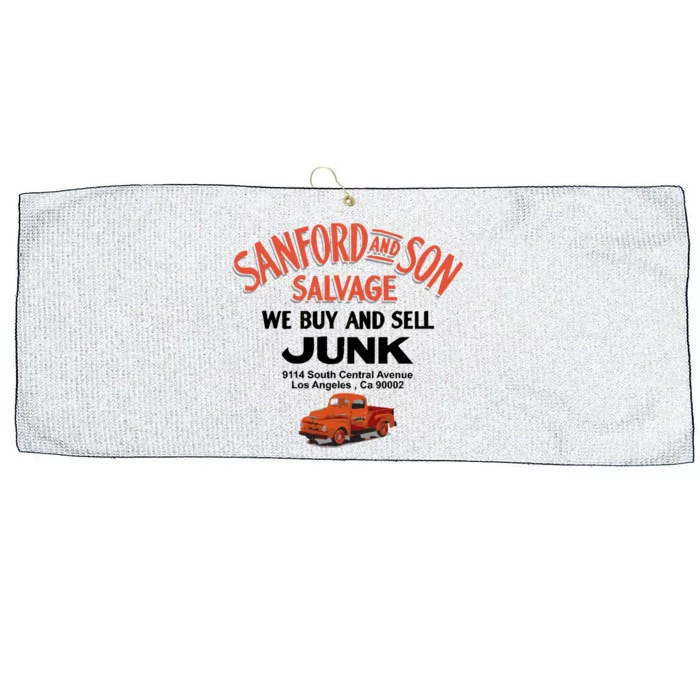 Sanford And Son Salvage Sign Large Microfiber Waffle Golf Towel