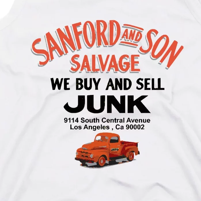 Sanford And Son Salvage Sign Tank Top