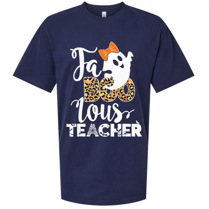 Spooky and Stylish Halloween Costume for Teachers Sueded Cloud Jersey T-Shirt