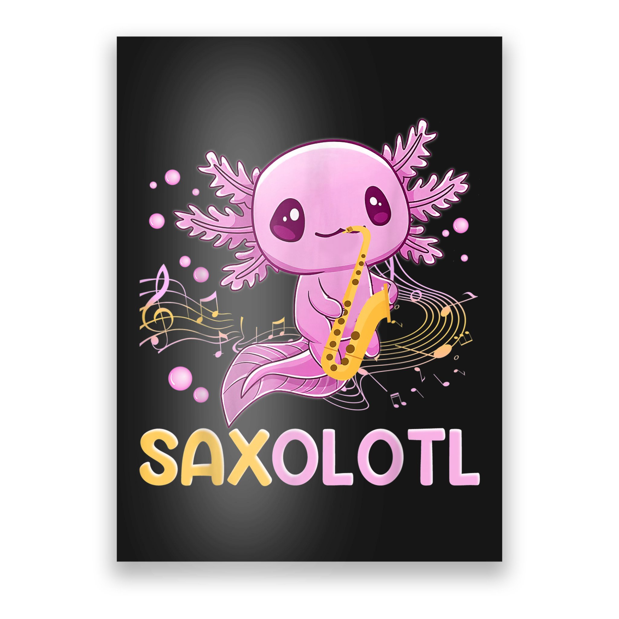 Axolotl Gift Kids Kawaii Axolotl Gifts Men Axolotl Postcard