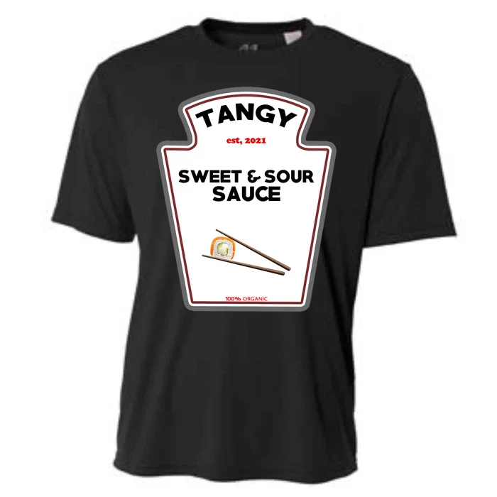 Sweet And Sour Sauce Diy Halloween Costume Group Condiments Cooling Performance Crew T-Shirt