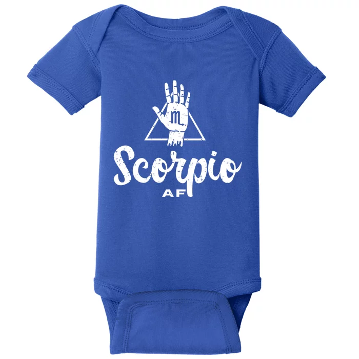 Scorpio Af / Scorpio Birthday / Scorpio Astrology Sign Gift Baby Bodysuit