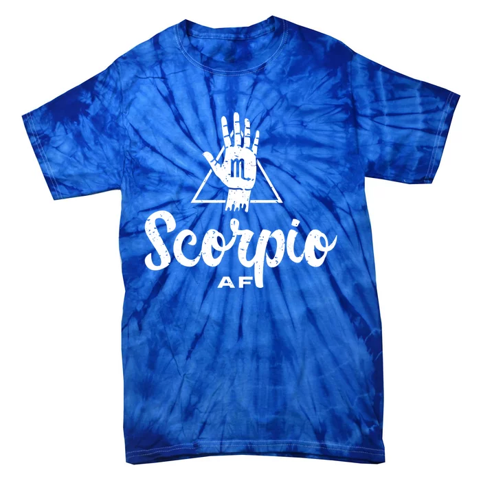 Scorpio Af / Scorpio Birthday / Scorpio Astrology Sign Gift Tie-Dye T-Shirt