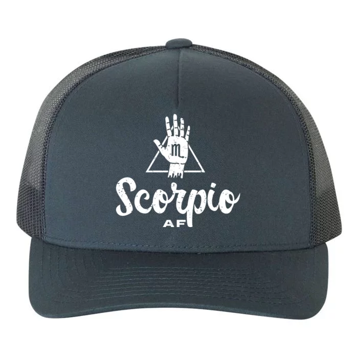 Scorpio Af / Scorpio Birthday / Scorpio Astrology Sign Gift Yupoong Adult 5-Panel Trucker Hat