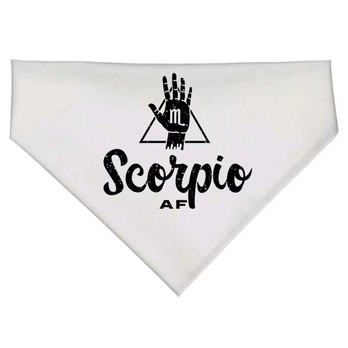 Scorpio Af / Scorpio Birthday / Scorpio Astrology Sign Gift USA-Made Doggie Bandana