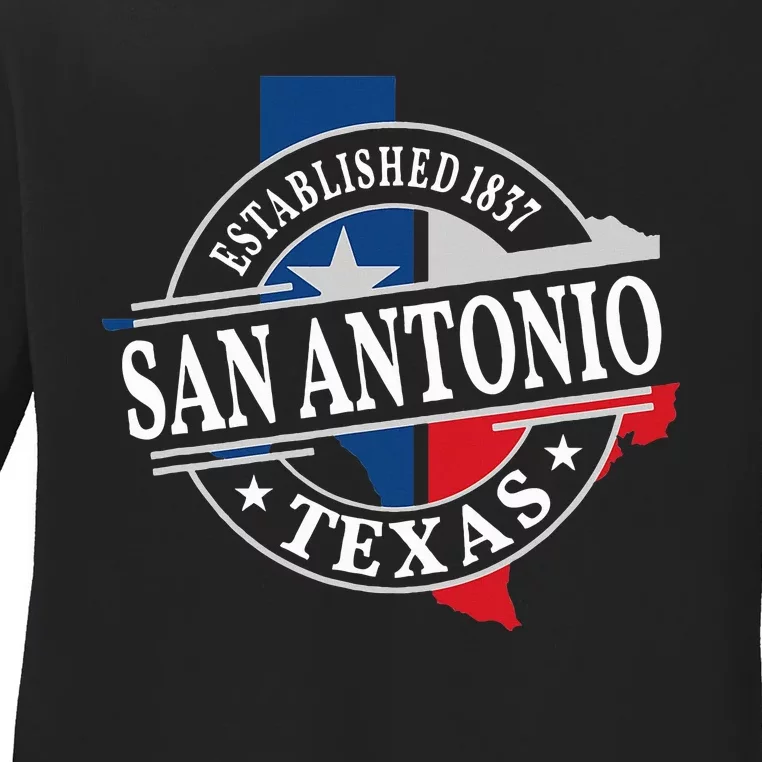 San Antonio Ladies Long Sleeve Shirt