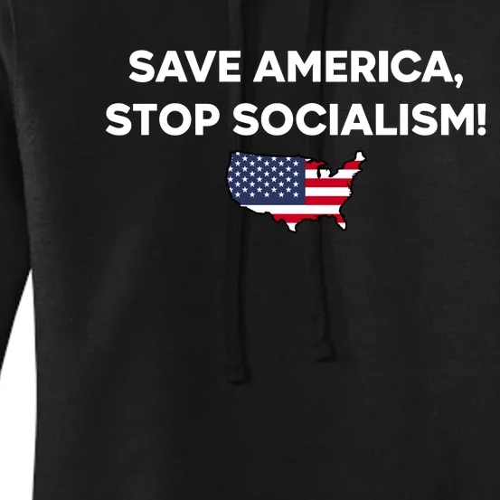 Save America Stop Socialism Women's Pullover Hoodie