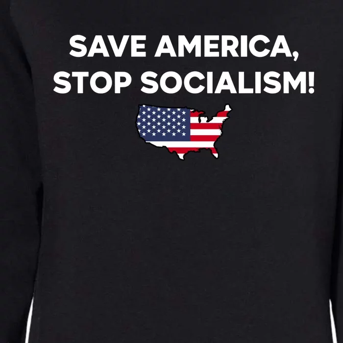 Save America Stop Socialism Womens California Wash Sweatshirt