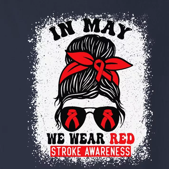 Stroke Awareness Survivor Support Women In May We Wear Red Toddler Long Sleeve Shirt